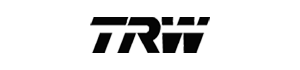 TRW logo blanco y negro